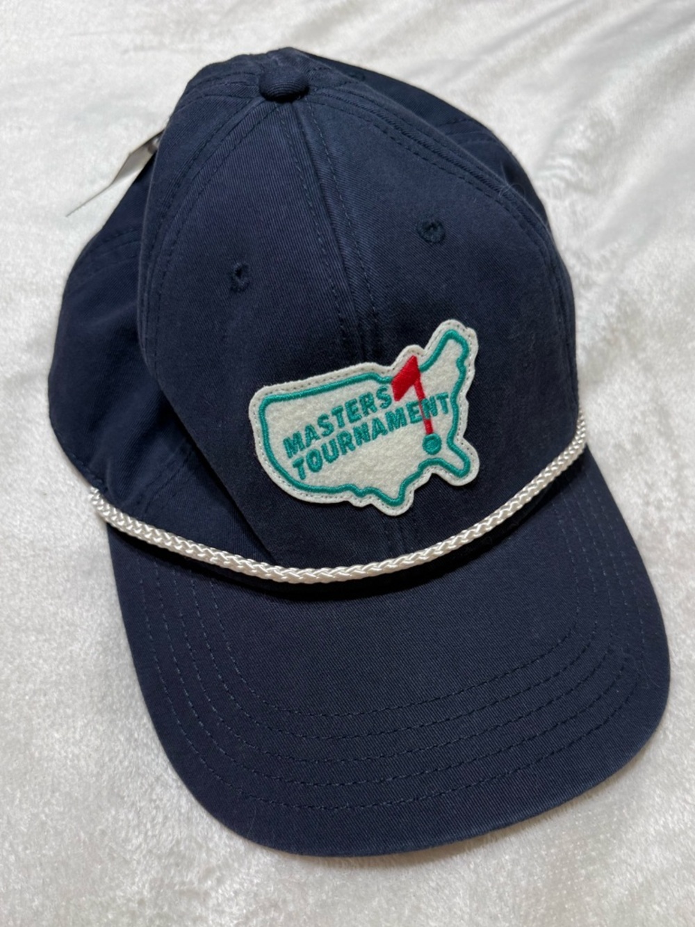 Masters Navy Tournament Patch Golf Hat from Augusta National  NWT